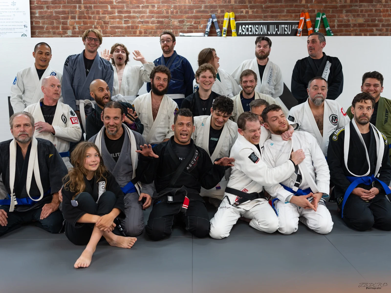 Adult martial arts training