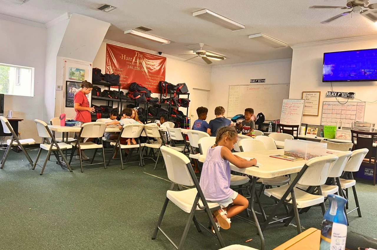 Kids enjoying a martial arts birthday party at Ascended BJJ and Boxing