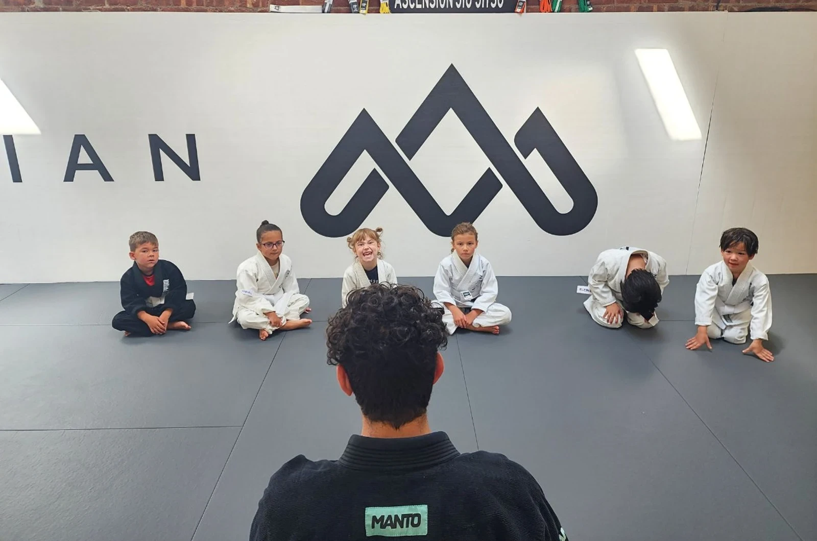Child building coordination in martial arts